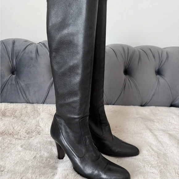 Cole Haan Black Knee Boots - Picture 15 of 15
